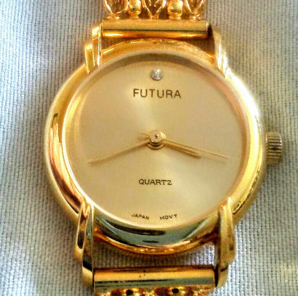 Gold women's Futura watch